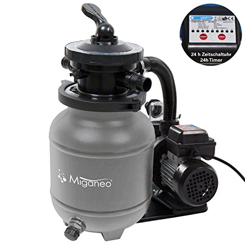 Miganeo® Sandfilteranlage Speed Clean Dynamic 7000 Pumpleistung 6,3m³ Silber - 3