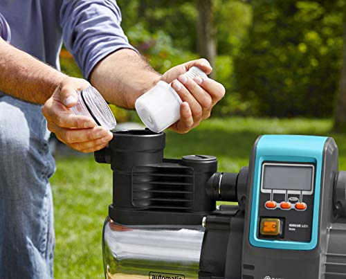 Gardena Premium Hauswasserautomat 6000/6E LCD Inox: Hauswasserpumpe mit 6000 l/h Fördermenge, 1300 W Motor, mit LC-Display, Pumpengehäuse aus rostfreiem hochwertigem Edelstahl (1760-20) - 3