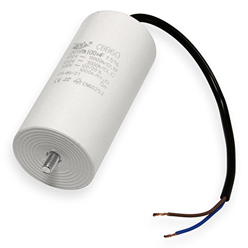 Kondensator 20 µF uF mit 25cm Anschlußkabel Anlaufkondensator Motorkondensator 450V Kondensatoren