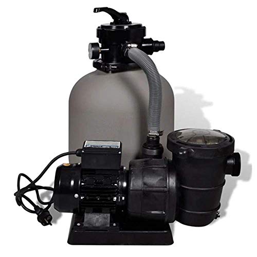 vidaXL Sandfilterpumpe 600W 17000L/h Sandfilteranlage Filteranlage Poolfilter - 3