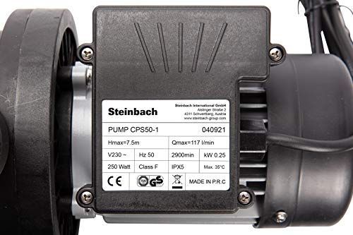 Steinbach Filterpumpe SPS 50-1 – 040921 – Hochwertige Filterpumpe aus Kunststoff für Pools mit bis zu 22.000 l - 6