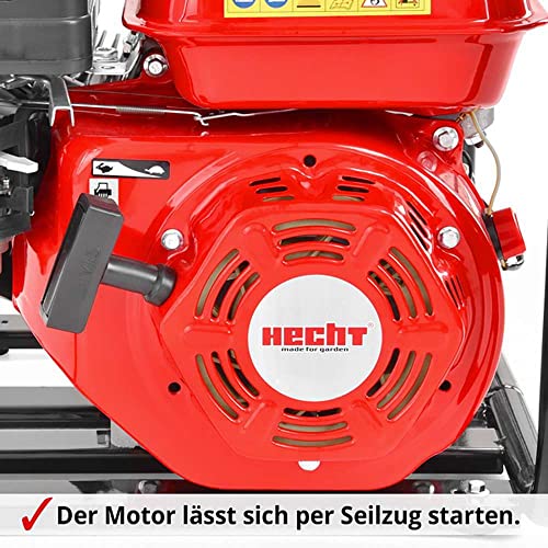 HECHT Benzin-Schmutzwasser-Pumpe 3635 Motorpumpe für Teich Garten oder Haus (6,5 PS, 38.000 l/h, 2 Zoll Anschluss, Förderhöhe 32 m) - 4