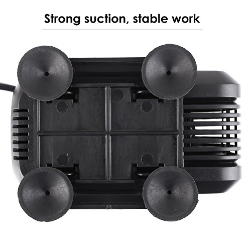 MVPower 1500L/H Wasserpumpe Tauchpumpe Teichpumpe Aquarienpumpe für Teich Brunnen Aquarium, mit Förderhöhe 1.6m und 2 Düse 13mm-16mm, Kabel 2.3m (15W) - 4