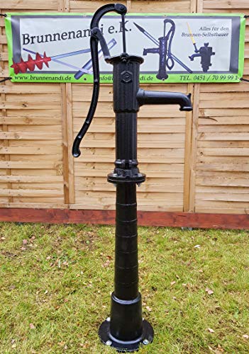 Schlichte Schwengelpumpe mit Pumpenständer - Diese Gartenpumpe Brunnenpumpe Handpumpe ist der Blickfang in ihrem Garten und fördert Wasser aus Zisterne oder Regenwassertank - 3