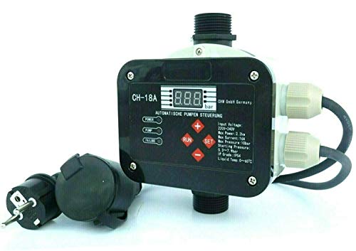 !!Top!! INOX Gartenpumpe Kreiselpumpe HMC10SC 2200 Watt Förderhöhe: 110 m Max. Druck: 11 bar Max. Fördermenge: 6000 L/h - 100 L/min. + Steuerung CH20 bis 2200 Watt inkl. Trockenlaufschutz. - 3